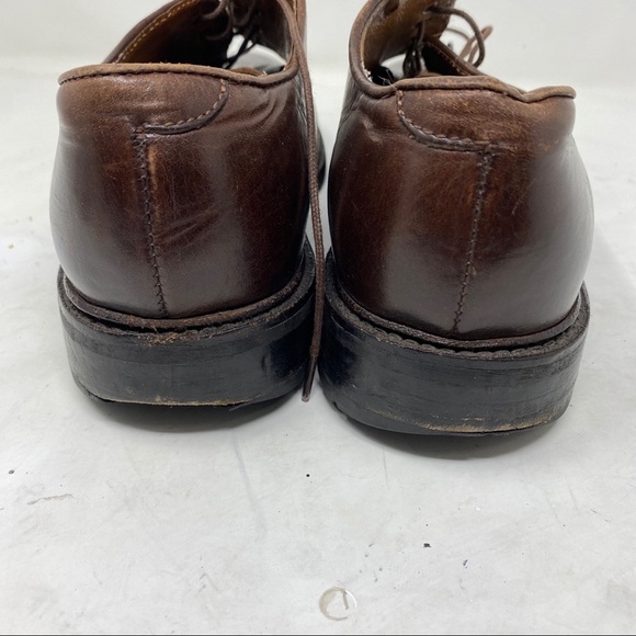 Frye men brown leather Oxford shoes 8 BS3 main image 7